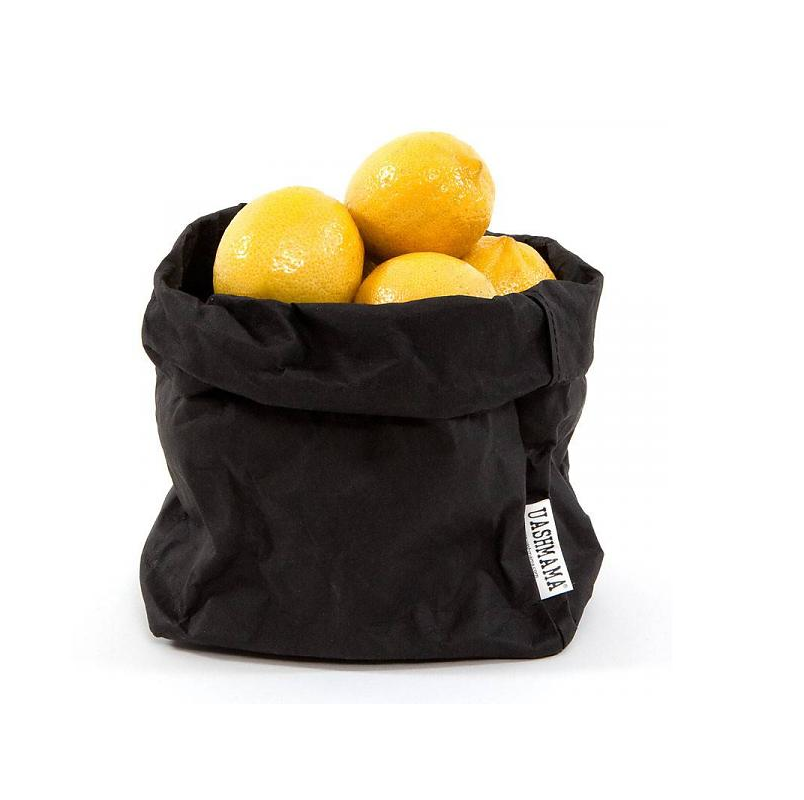 black paper bag