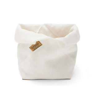 white fiocco bag front